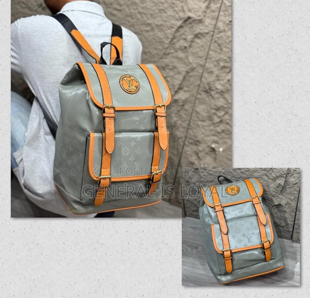 Louis Vuitton Brown & Sea Blue Waterproof Backpack