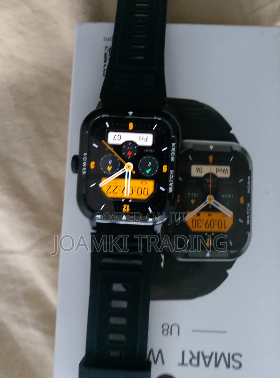 Rugged Smart Watch, Health Monitor, BT Call, IP68, Andr/Ios