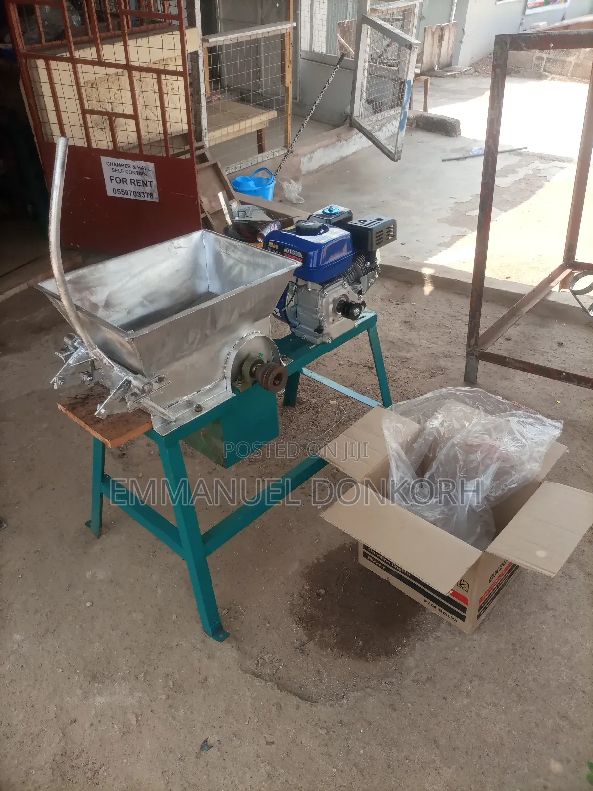 Cassava/ Coconut Grinder Wheelbarrow Design