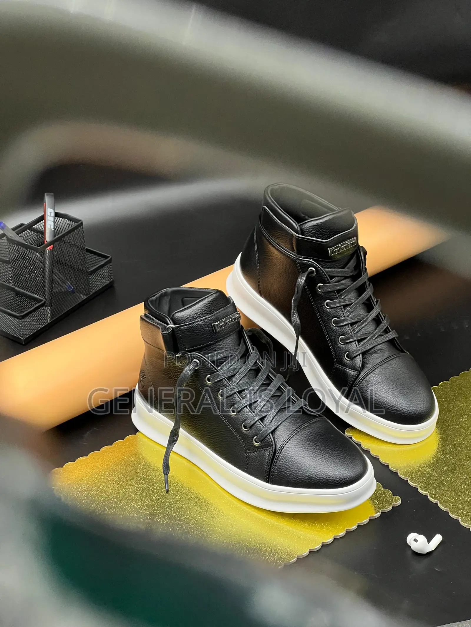 Timberland White and Black