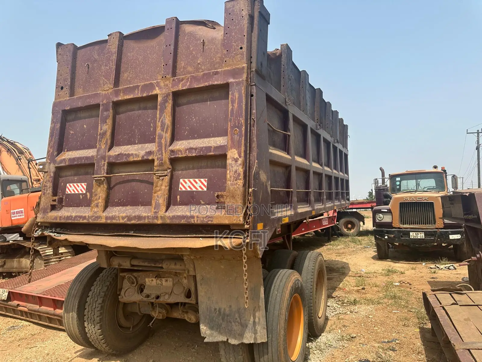 Semi Trailer Tipper Bucket