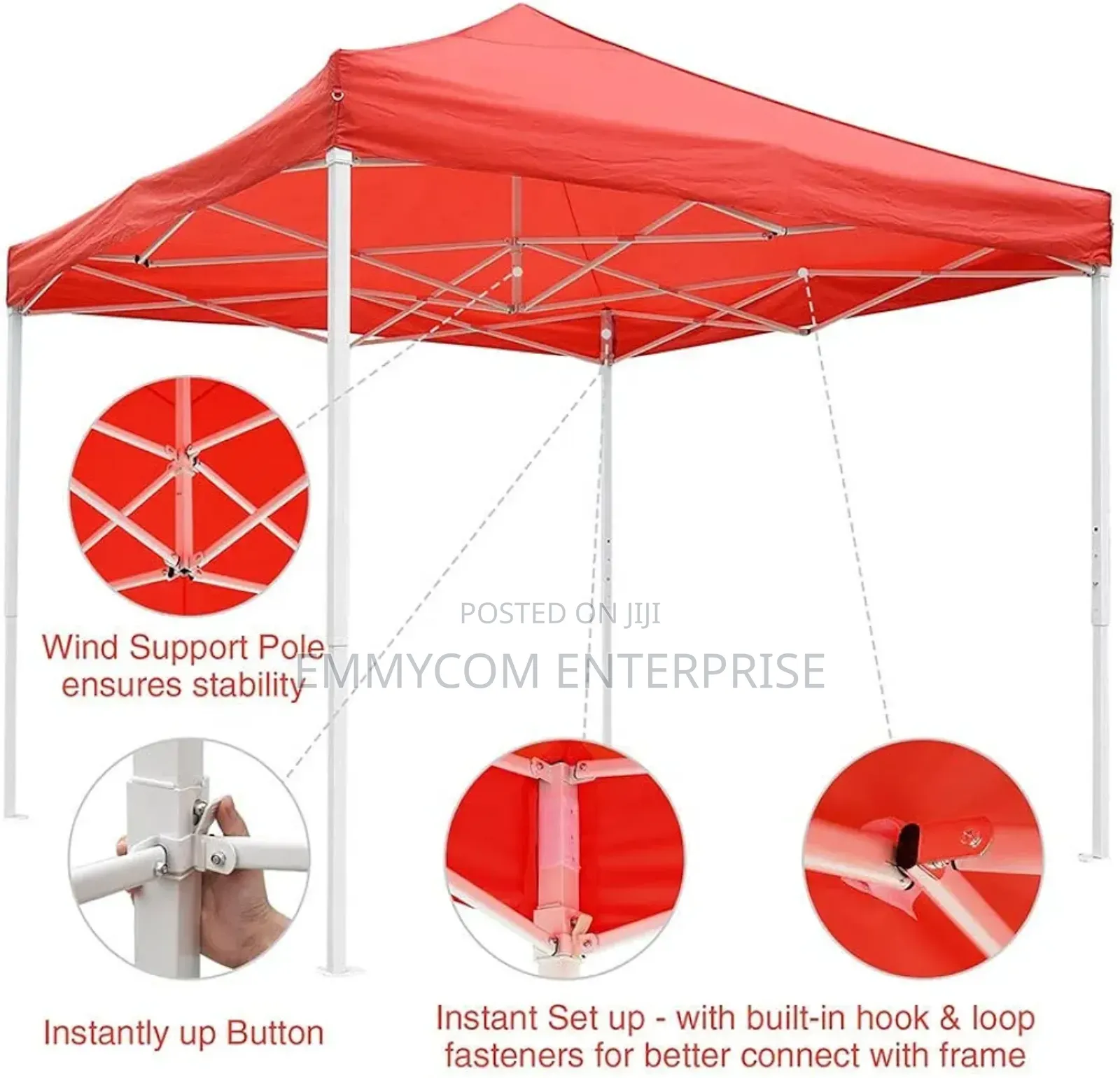 10feet by 10 Feet Foldable Tent( Very Strong)
