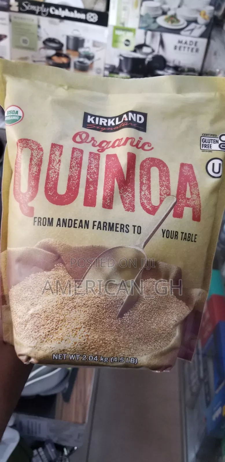 Kirkland Signature Organic Gluten-Free Quinoa, 2.04kg