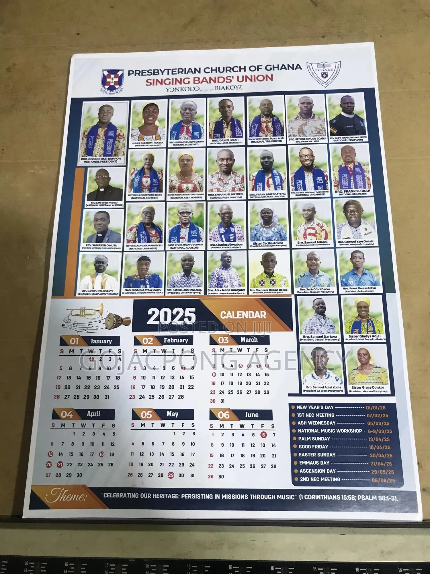 Calendar for Institutions