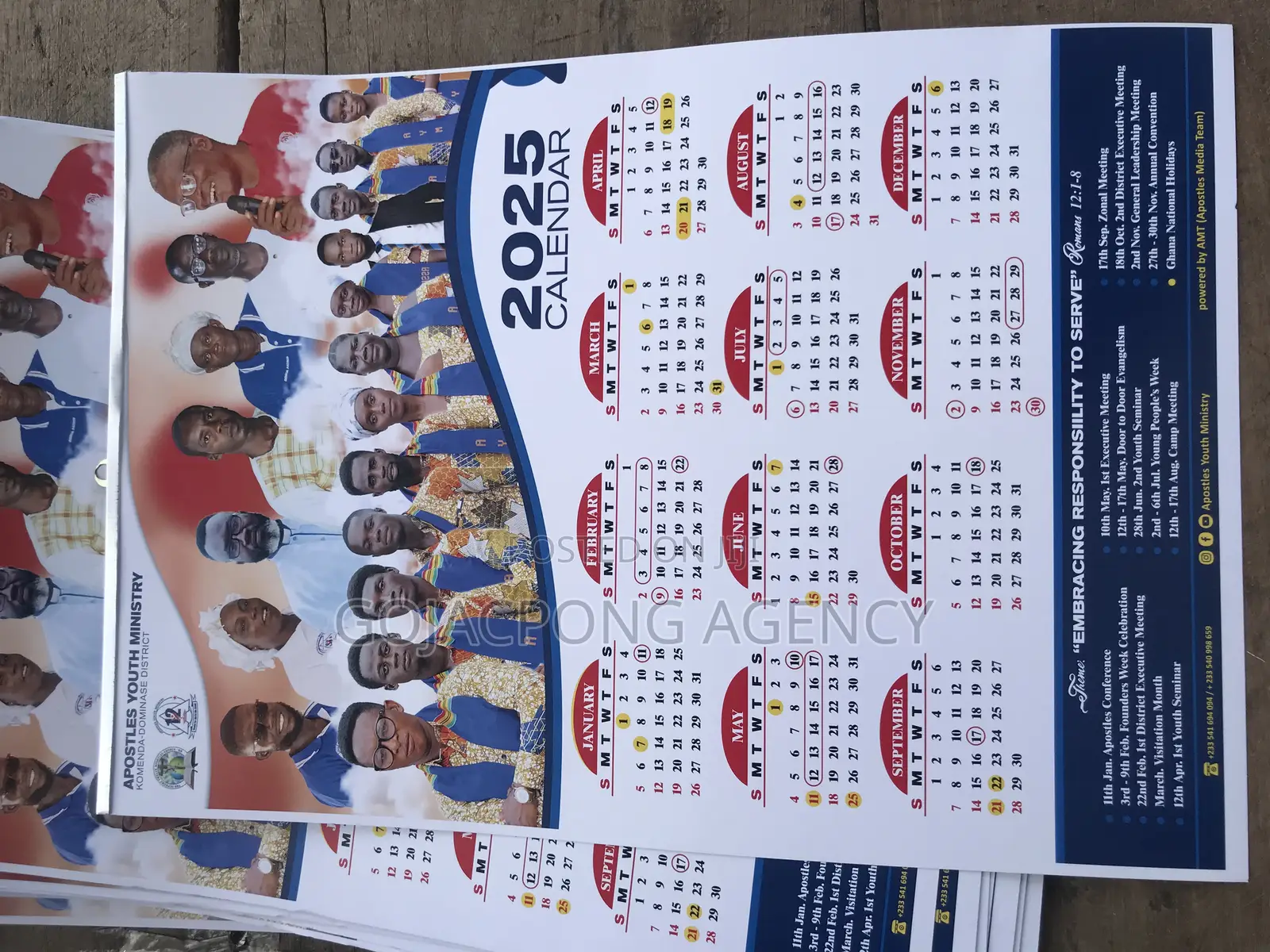 Calendar for Institutions