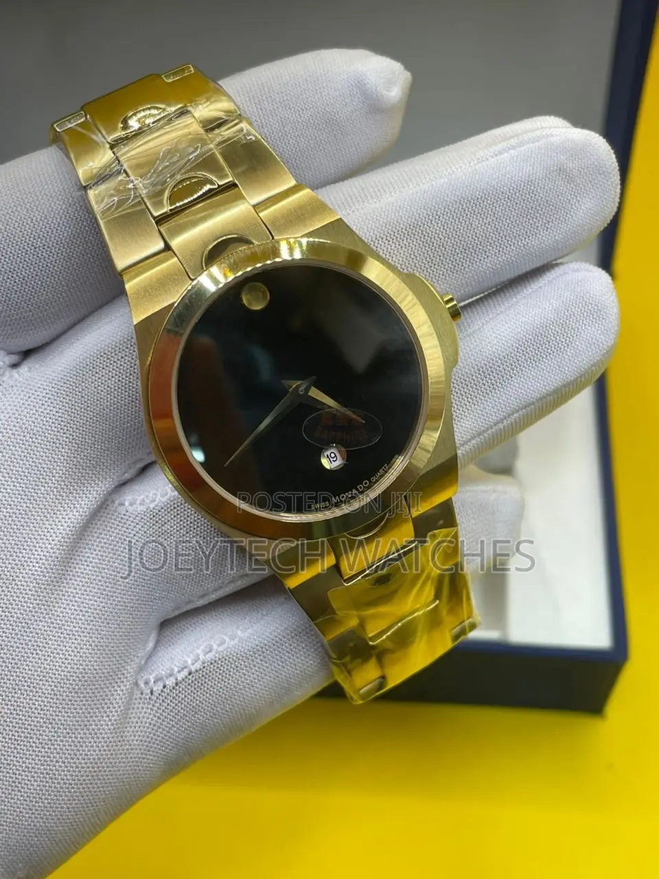 Original Movado Stainless Steel Watch