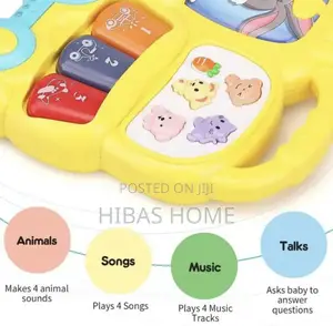 Toddler Musical Keyboard Piano Toy 0-2yrs