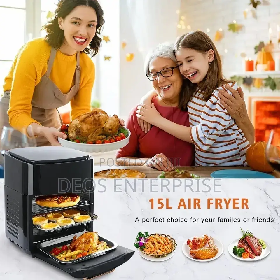 Quality Touch Screen Air Fryer (15l)