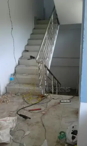 Silver Stainless Steel Handrail / Balustrade