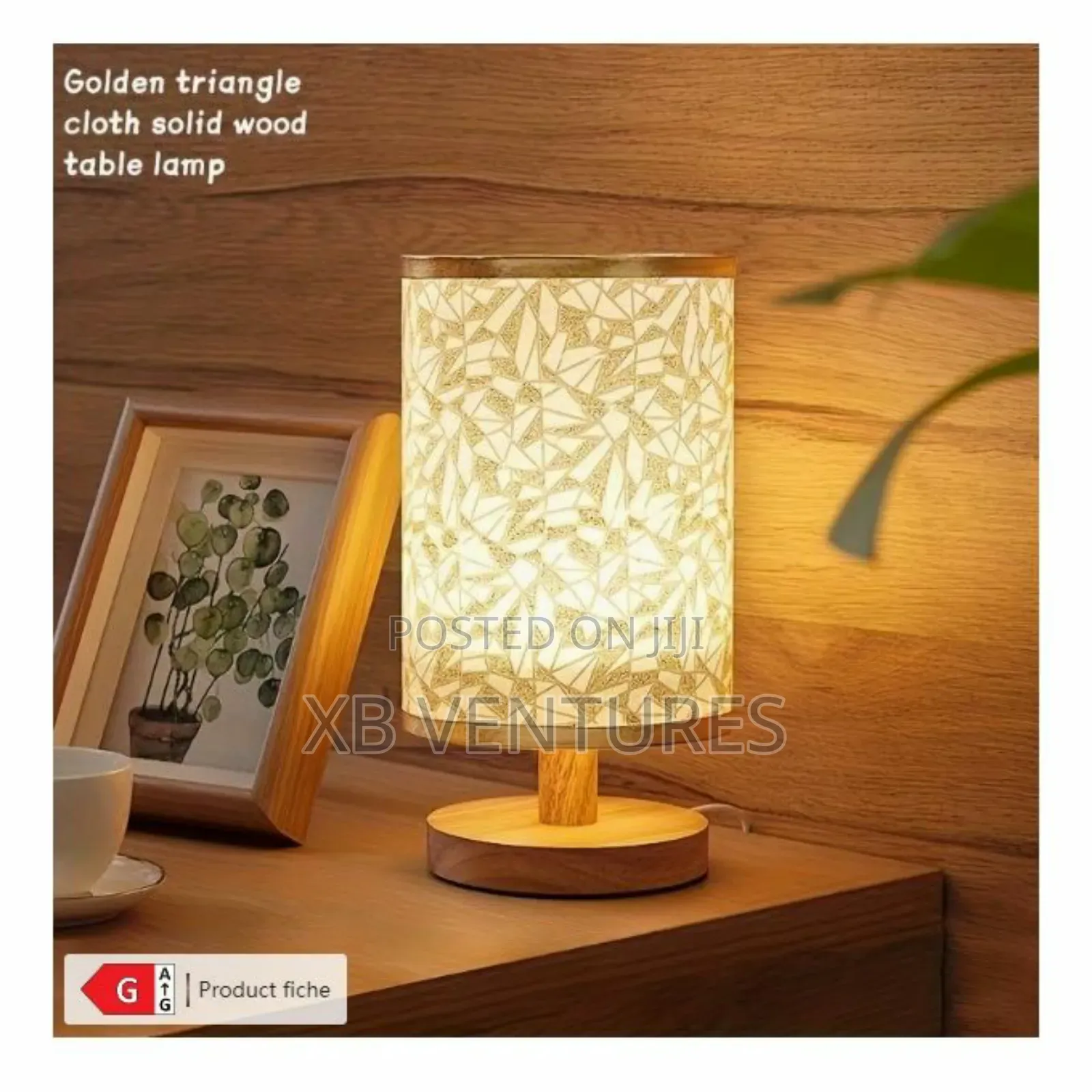 Linen Touch Desk Lamp With Warm White Light