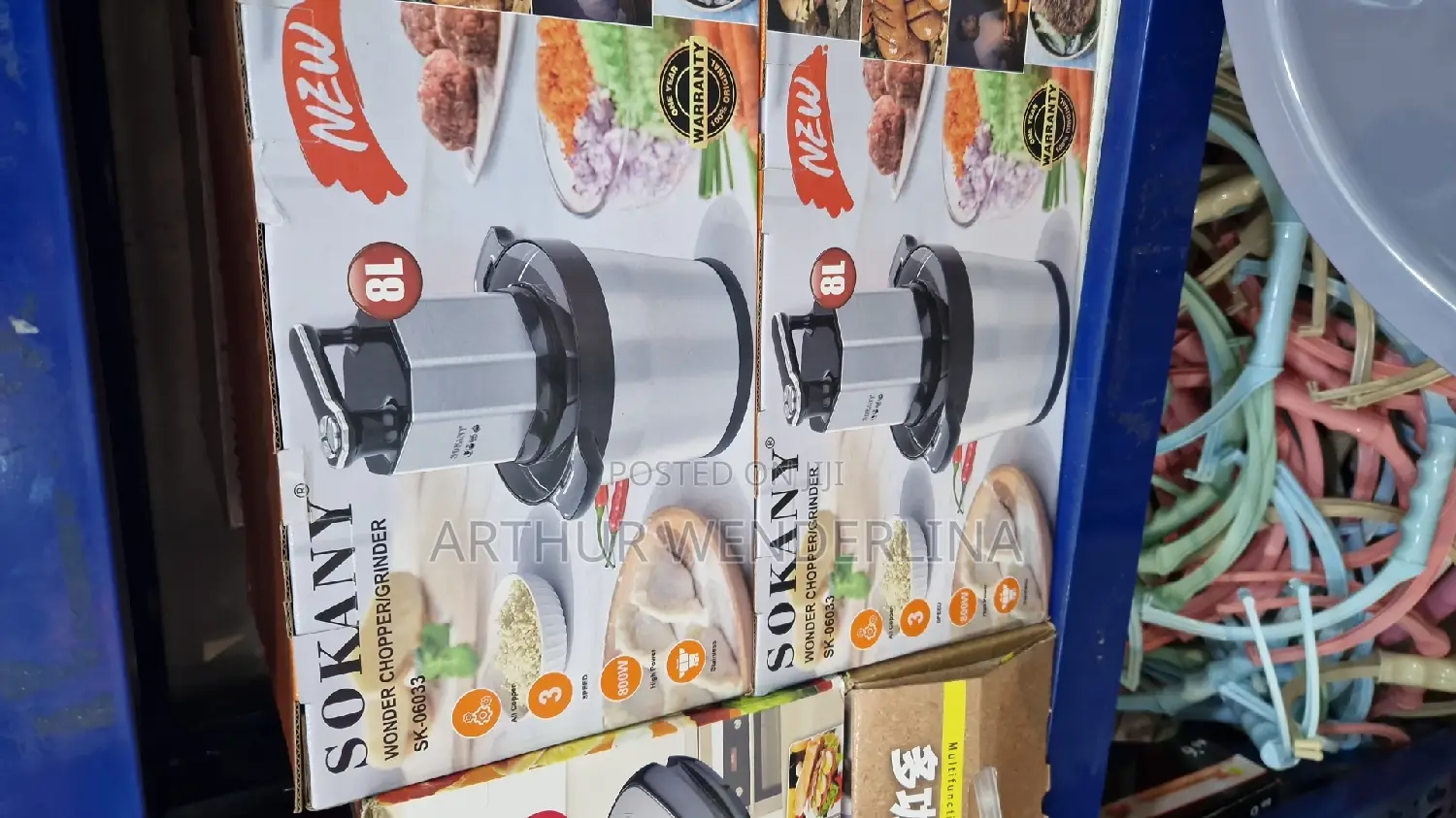 Sokany Meat Grinder 8liters With 3 Speed
