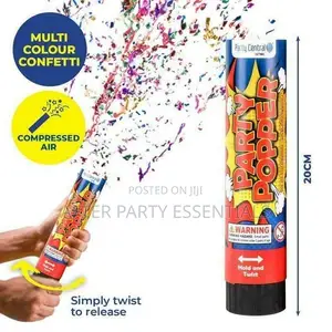 Confetti or Party Popper (Kindly Text the Number on Whatsapp )