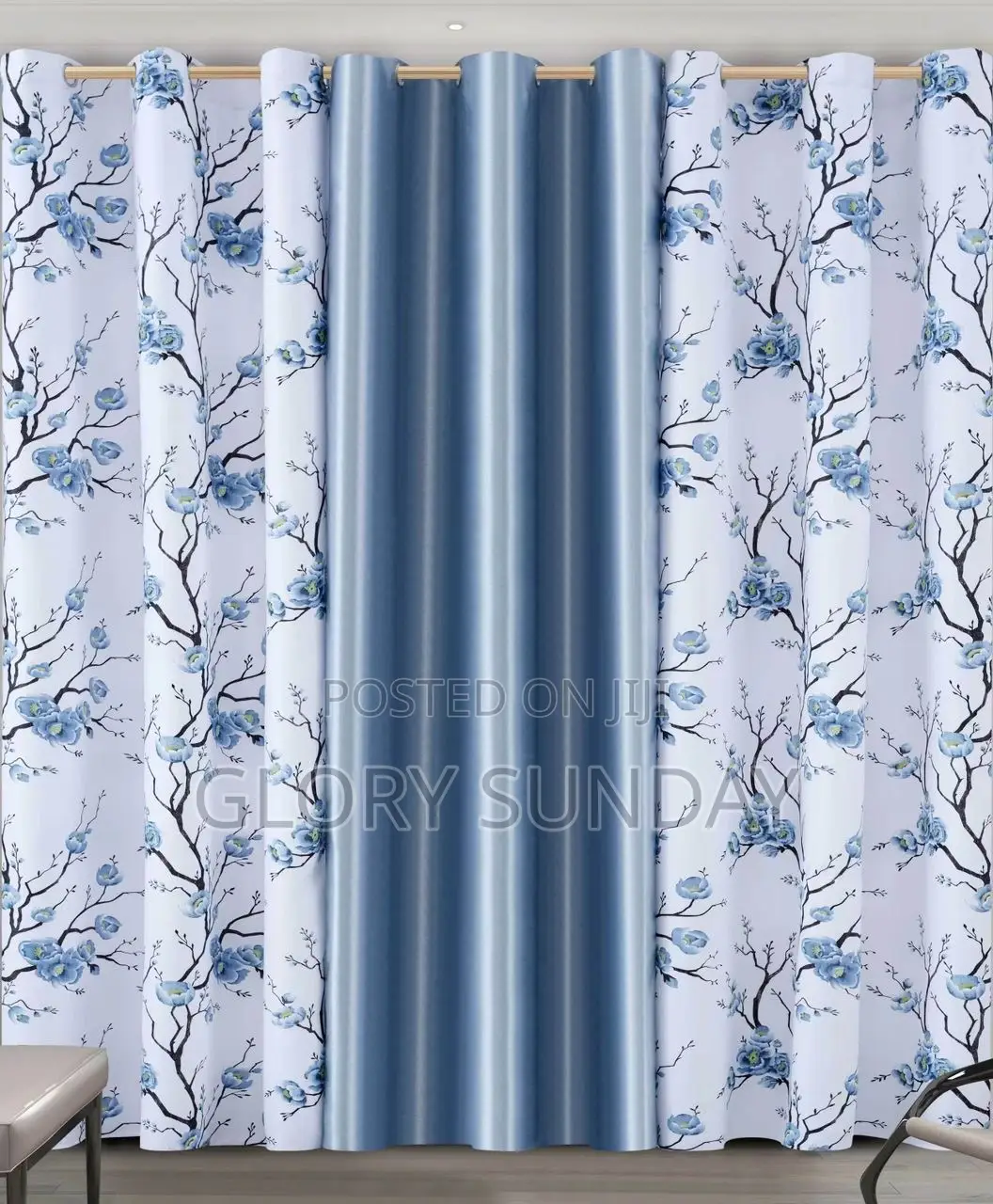 3in1 Pure Cotton Curtains