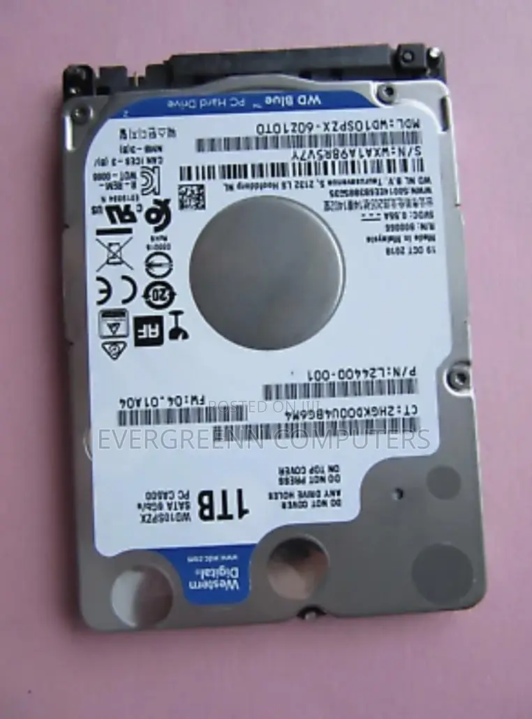 1tb Wd Laptop Hard Drive, Compatible With Every Brand.