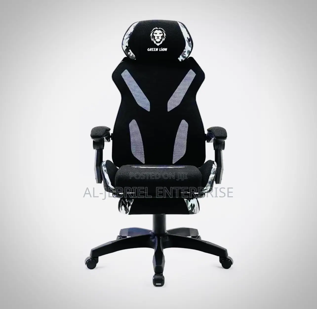High Quality Green Lion Modern Design Gaming Chair PRO Black