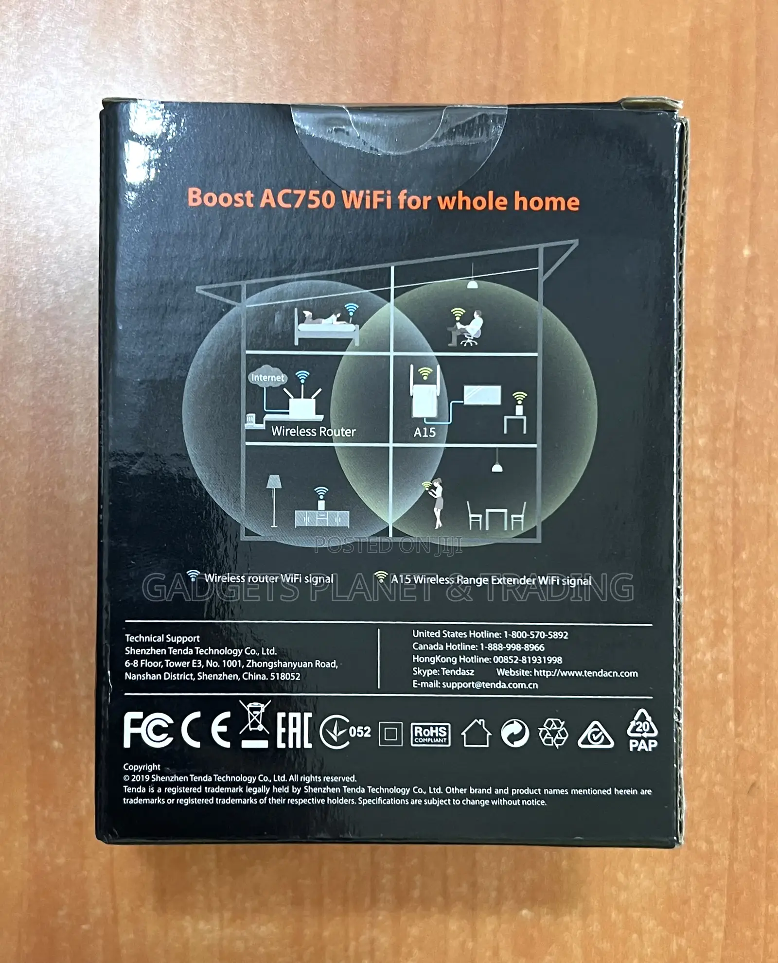 Tenda A15 Ac750 Wifi Dual Band Range Extender