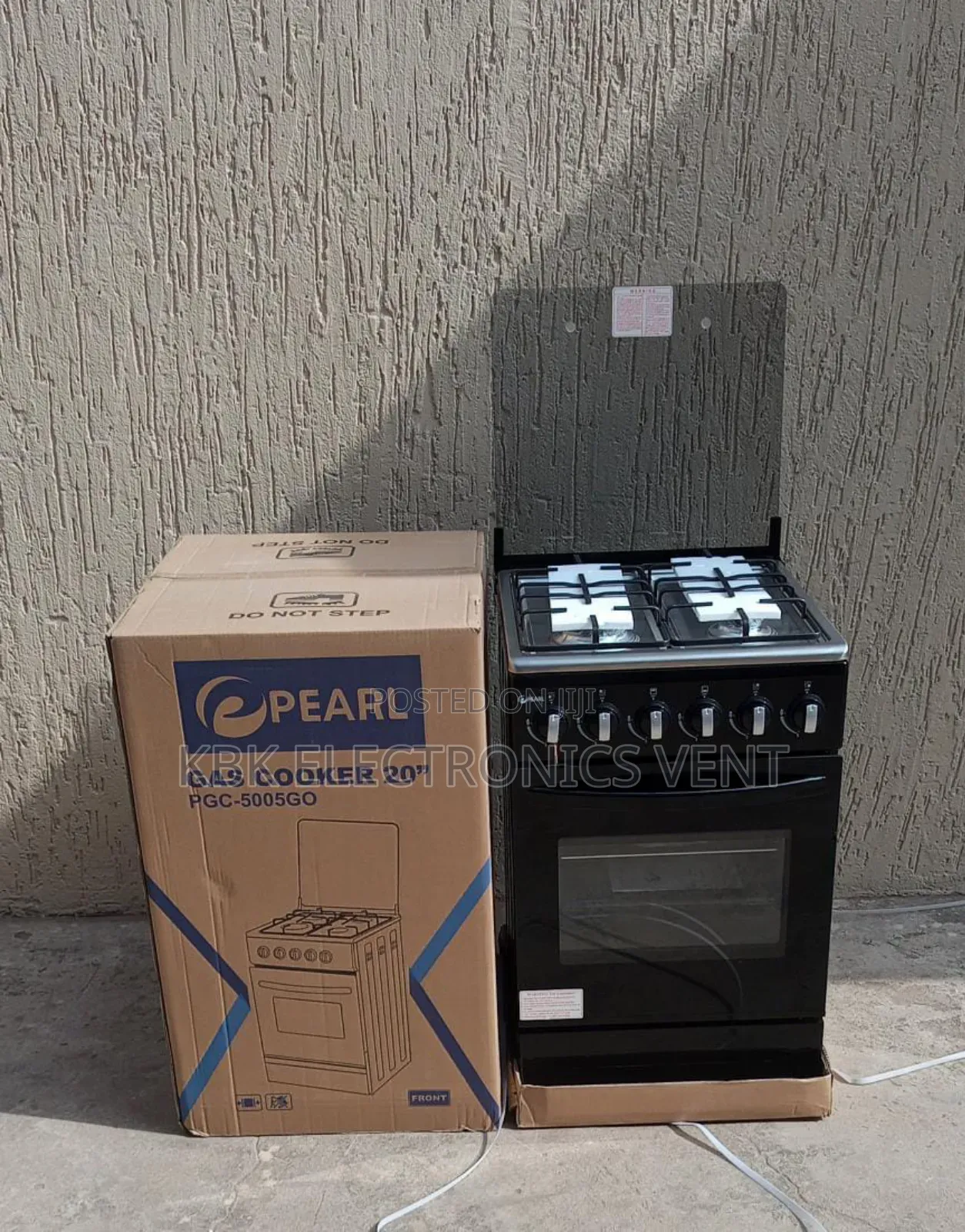 Pearl 50*50 Gas Cooker Oven + Grill