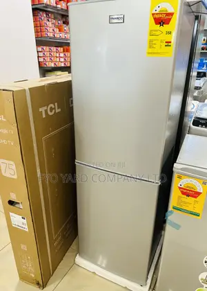 In-Built Power Stabilizer Nasco 147l Bottom Freezer Fridge