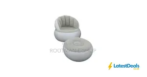 Tesco Indoor and Outdoor Inflatable Chair With Footstool