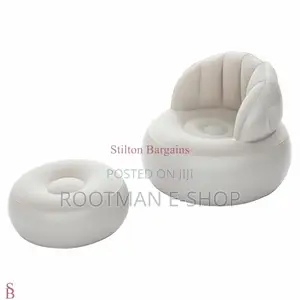 Tesco Indoor and Outdoor Inflatable Chair With Footstool