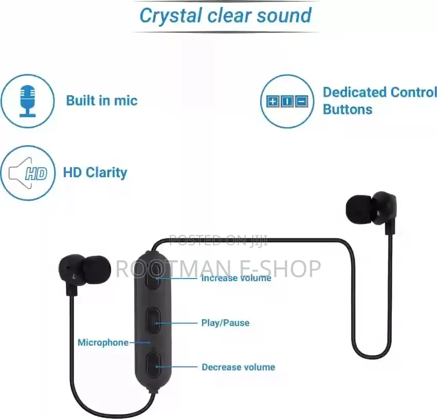 Kitsound Ribbons Wireless Bluetooth Earphone With Microphone