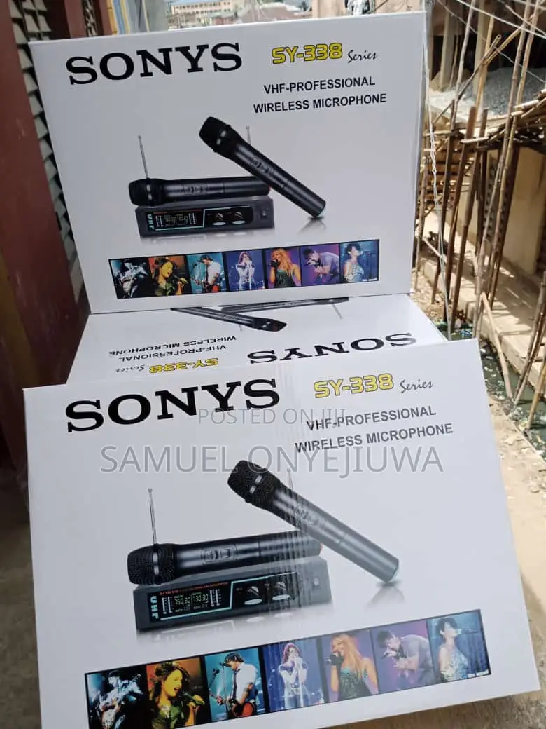 Sonys Wireless Microphone Sy-338