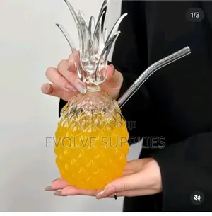 350ml Pineapple Glass Cup
