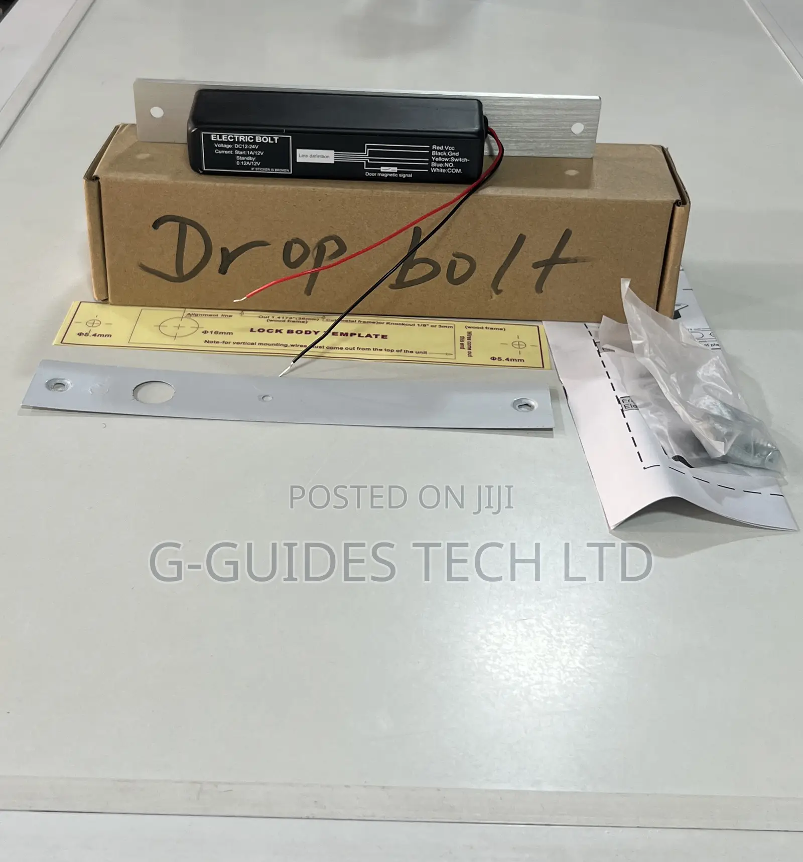 Electric Bolt Lock, 12v DC Electric Drop Bolt Lock