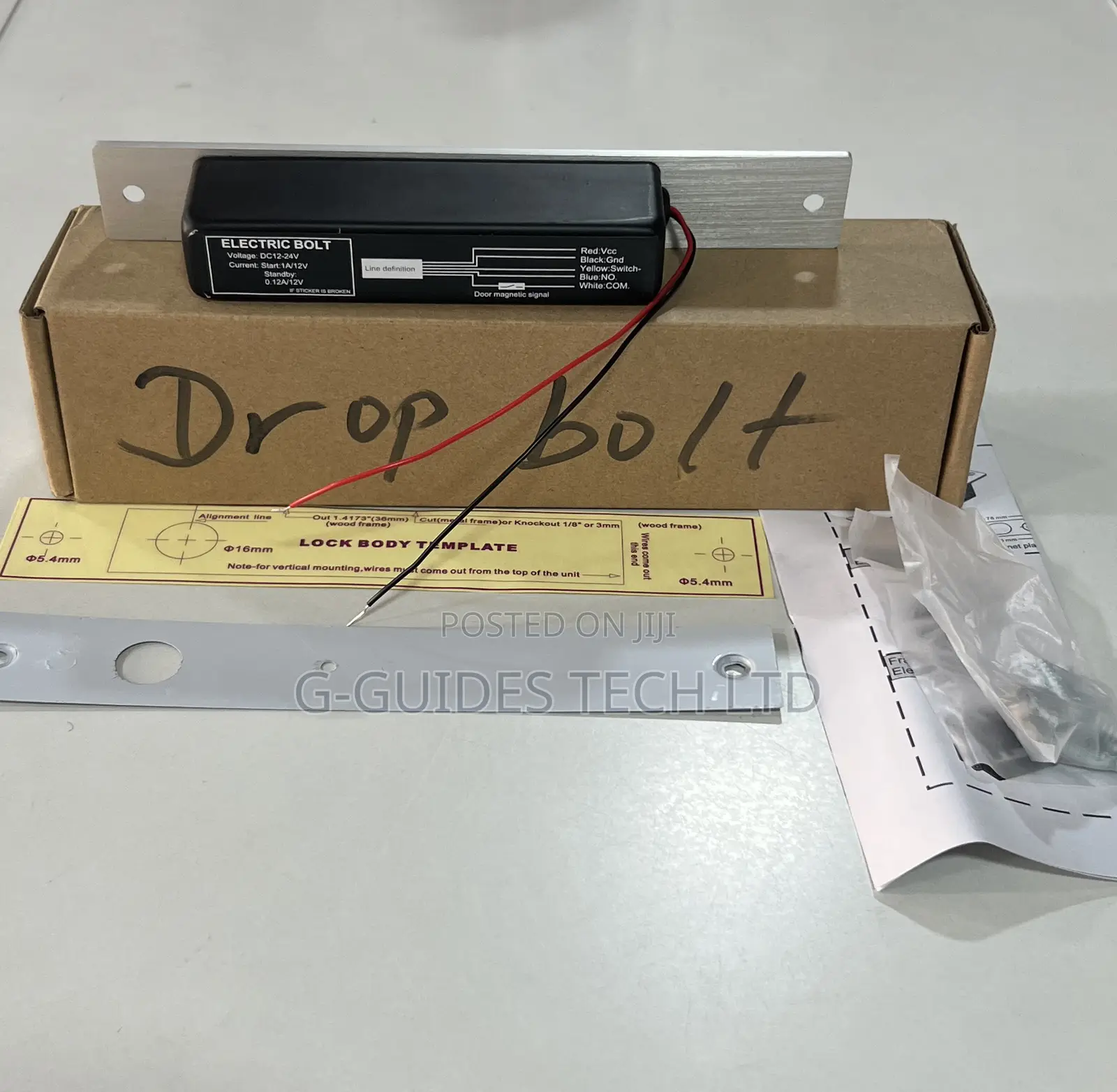 Electric Bolt Lock, 12v DC Electric Drop Bolt Lock