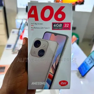New Itel A06 32 GB Black