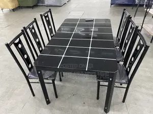 Quality Glass Dining Sets With 6chairs A34