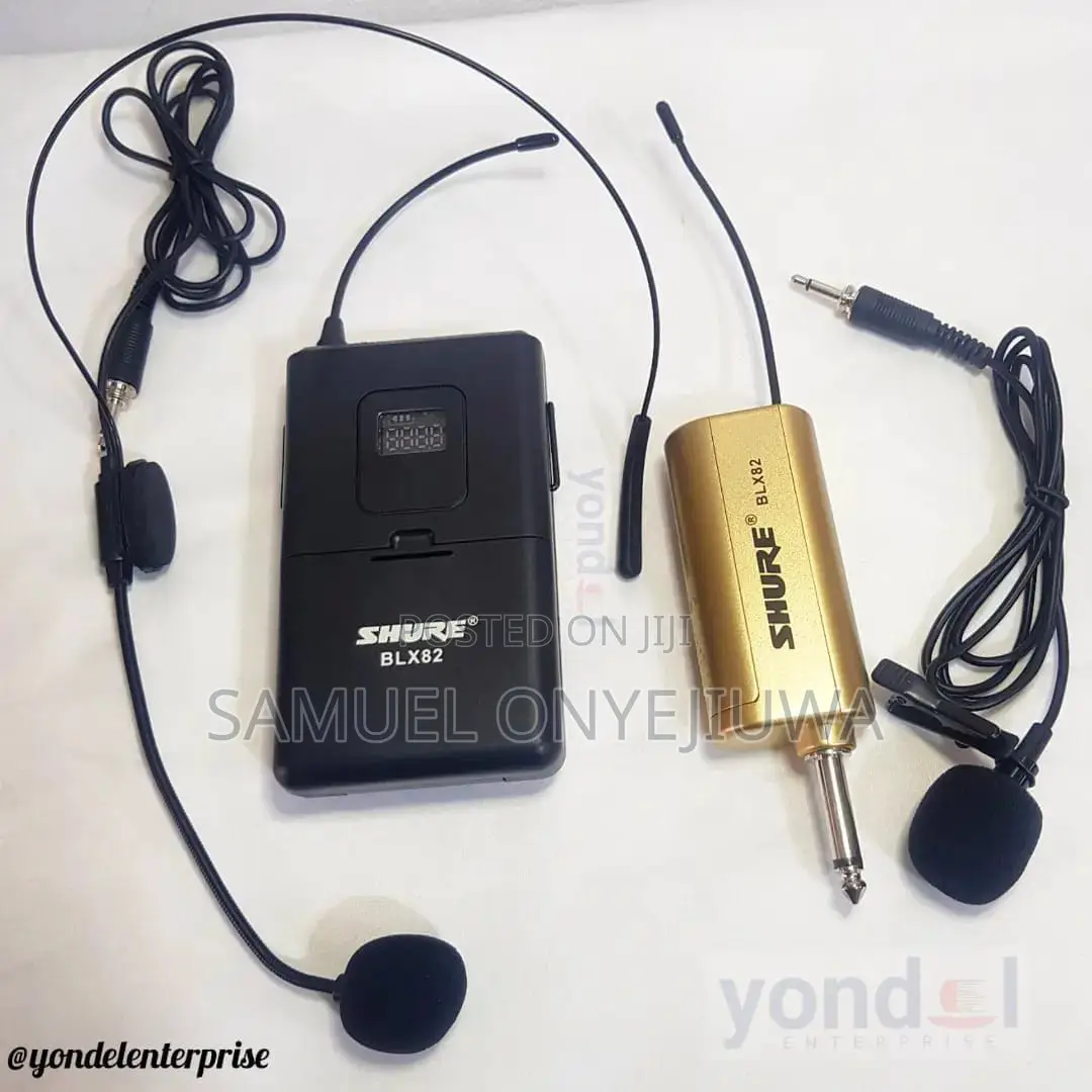 2in1 Shure Universal Wireless Lapel Microphone -BLX 82