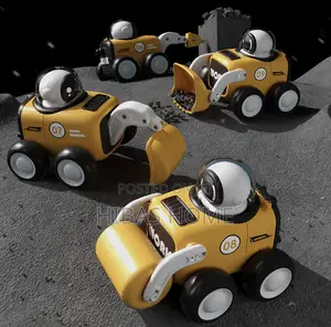 Whistle Press Car Astronaut Toy Push Car