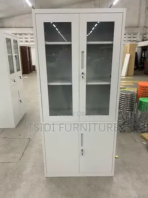 Quality Office Cabinet With Glass Door