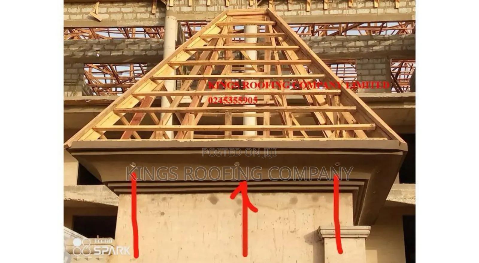 Experts in Alu-Zinc Roofing Wood-Work Structure