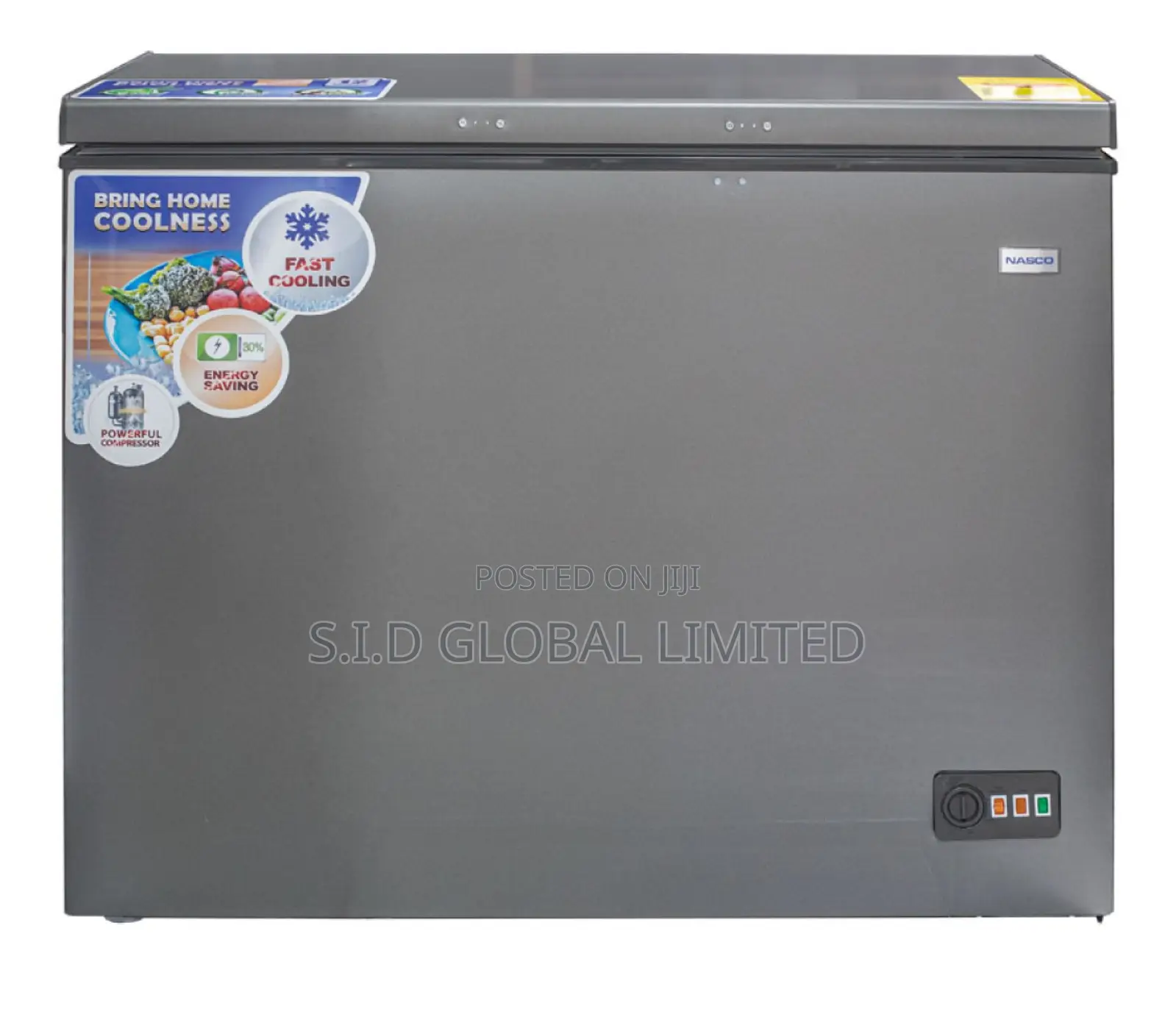 Elegant Style With NASCO-244LTRS-CHEST-FREEZER-NAS-380SK