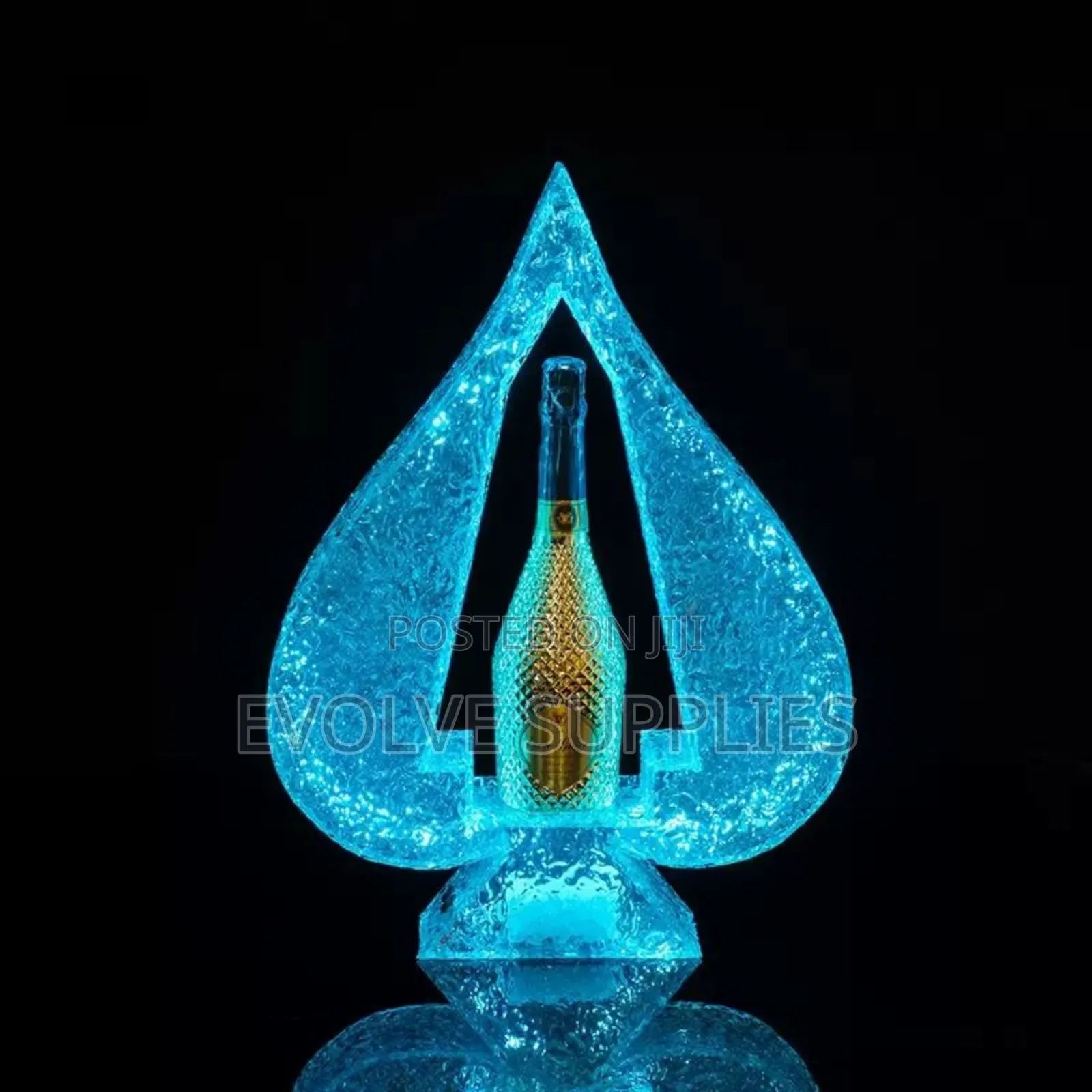 Ice Rock Ace of Spade Bottle Presenter