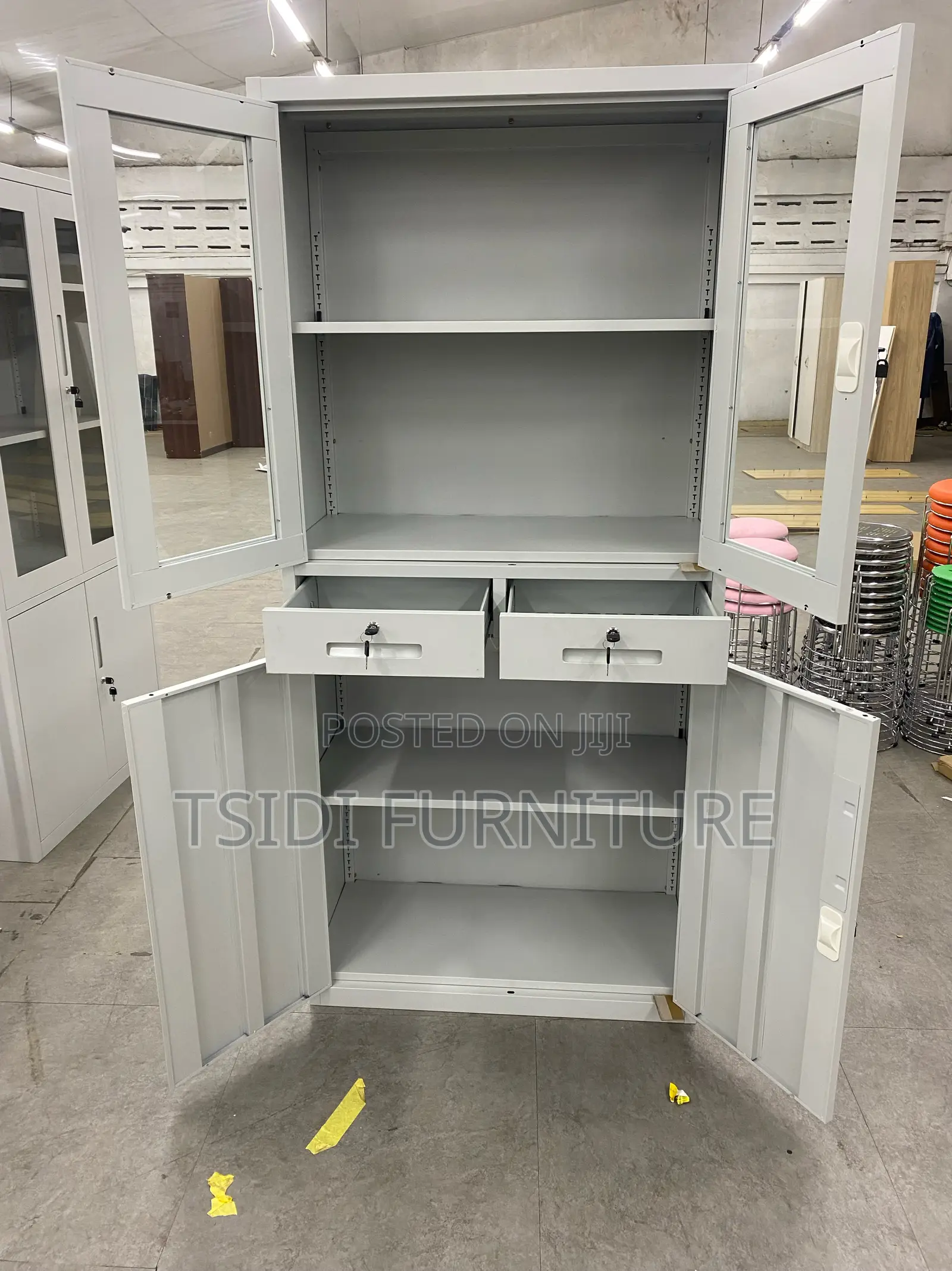 Metallic Office Cabinets