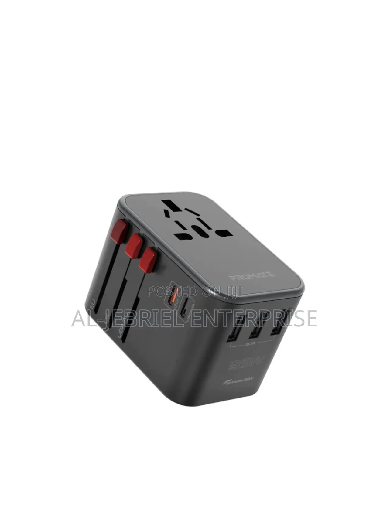 Promate Tripmate-36w Smart Charging Universal Travel Adapter