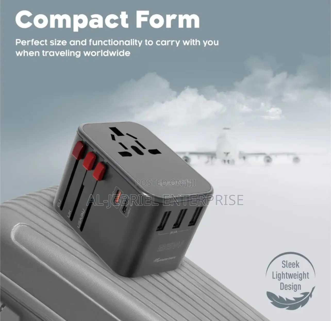 SIMULTANEOUS CHARGING PROMATE 36 Watts Travel Adapter