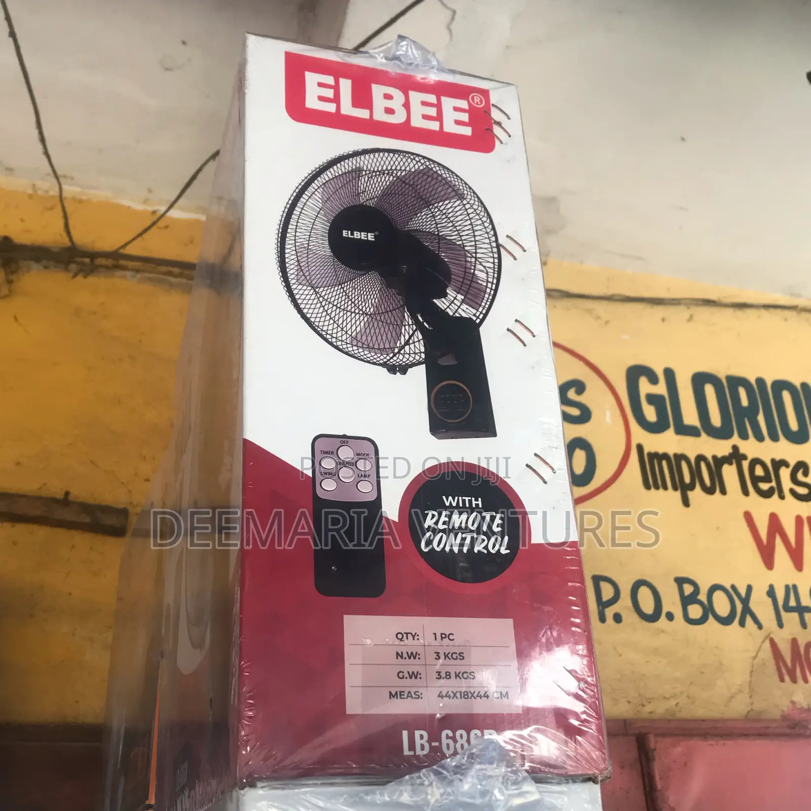 Elbee 16 Inches Wall Fan With Remote (Lb-686r) Control