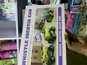 Whistle Inertia Car Animal Push Go Car Big Six