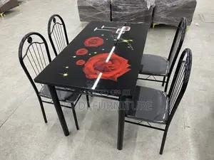 Glass Dining Table Plus 4chairs