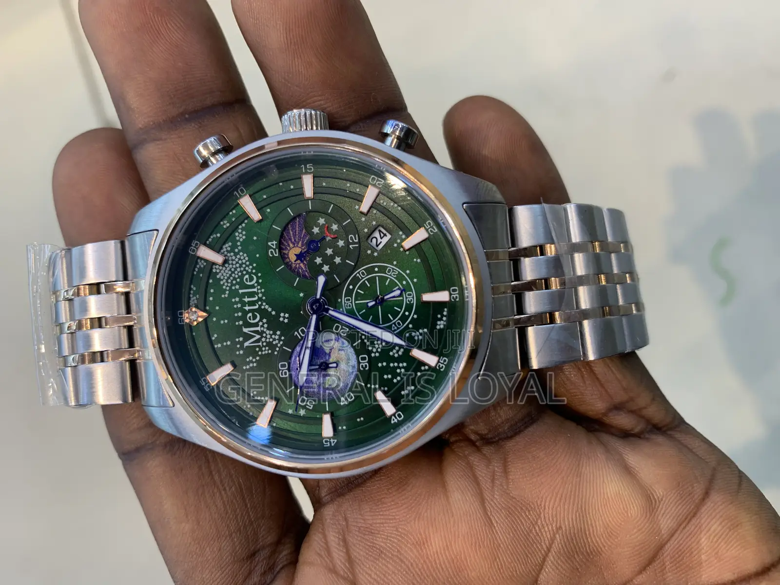 Mettle Gold /Sliver , Black Two Tone Stainless Watch