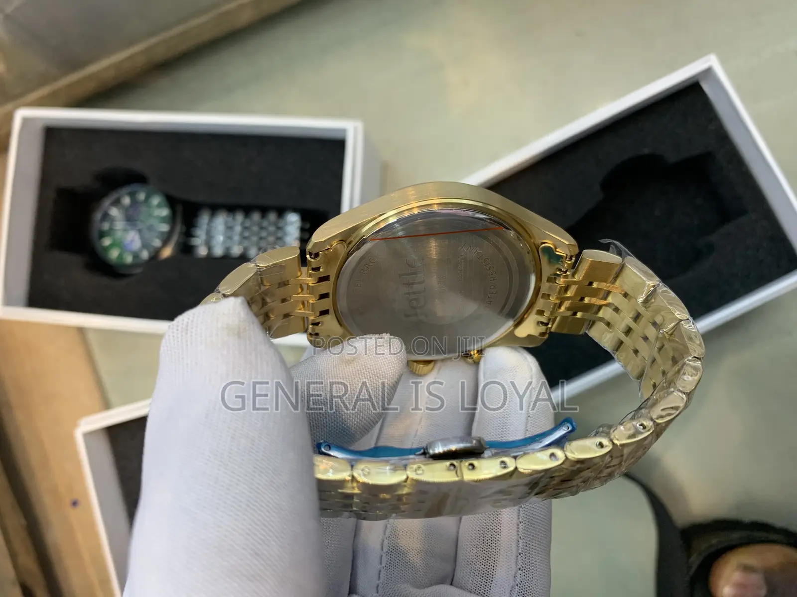 Mettle Gold /Sliver , Black Two Tone Stainless Watch