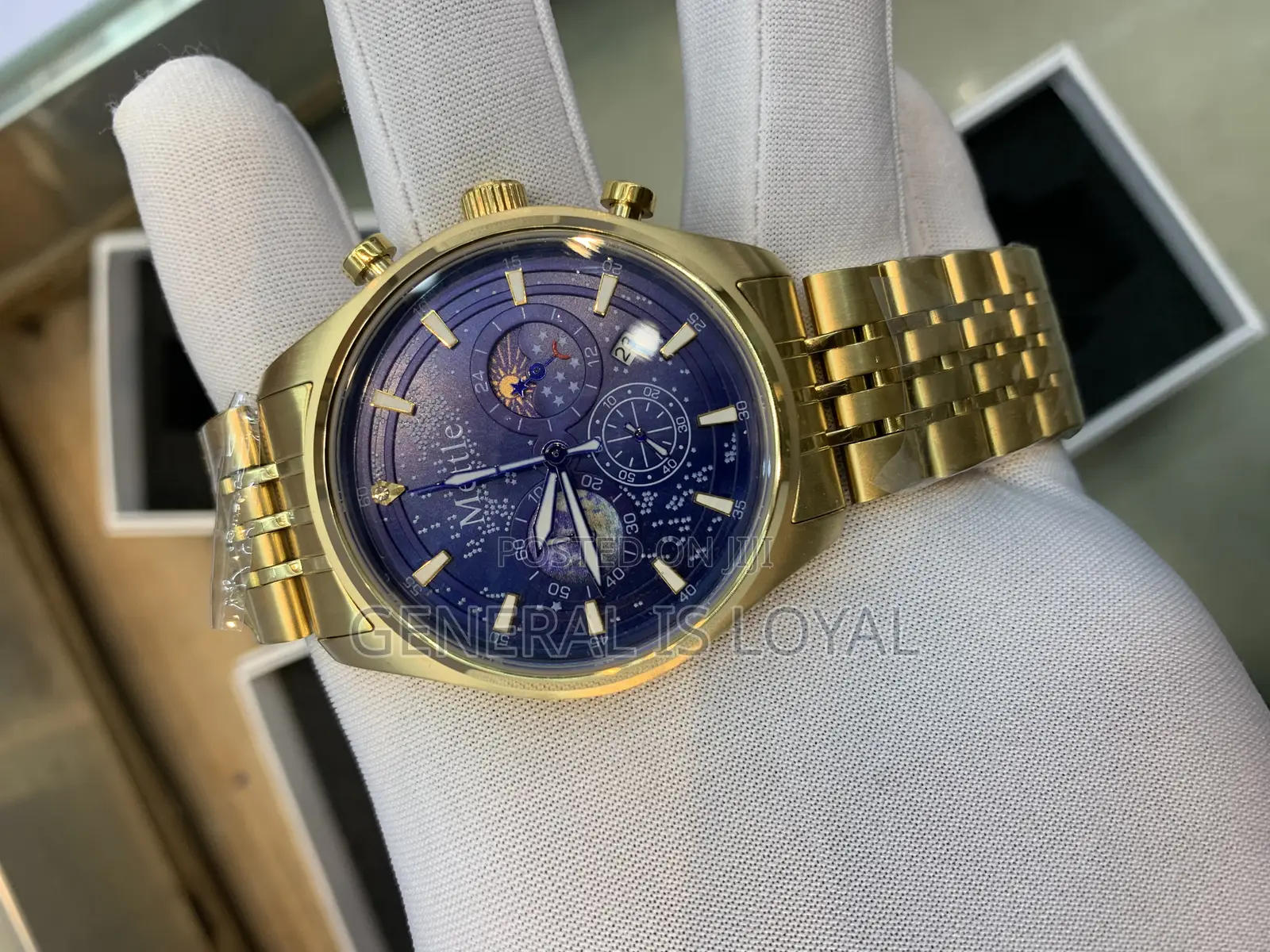 Mettle Gold /Sliver , Black Two Tone Stainless Watch