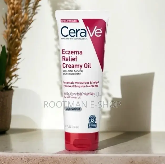 Cerave Eczema Relief Creamy Body Oil COLLOIDAL OATMEAL SKIN