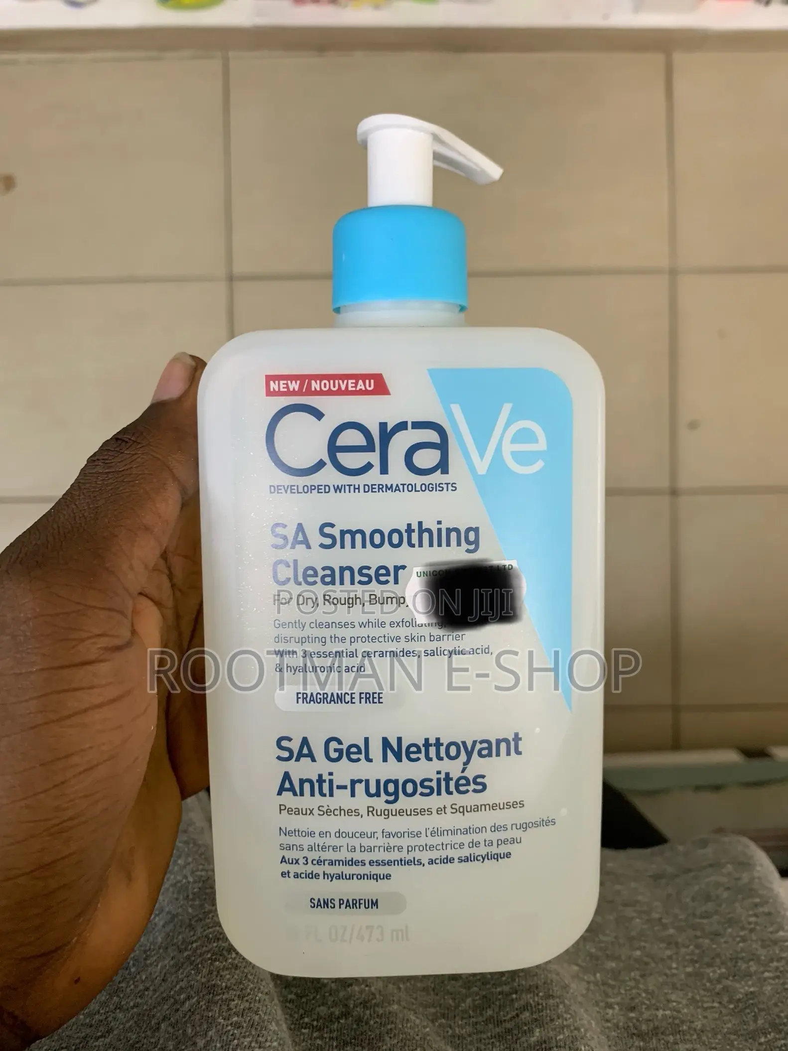 Cerave SA Smoothing Cleanser W Salicylic Acid for Dry 473ml