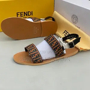 Brown Fendi Sandals