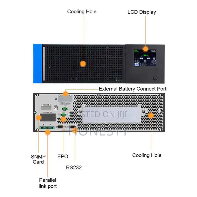 Cwups 10kva Rack-Mounted Ups Backup Power Supply for Medica